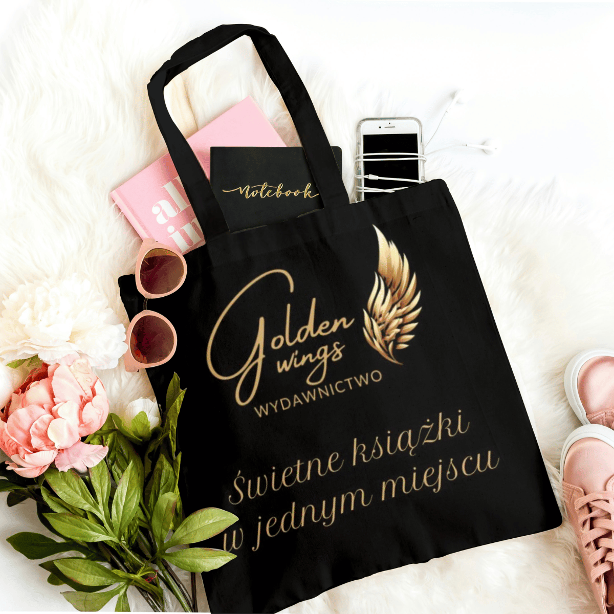 Torba na ramię z zamknięciem na rzep